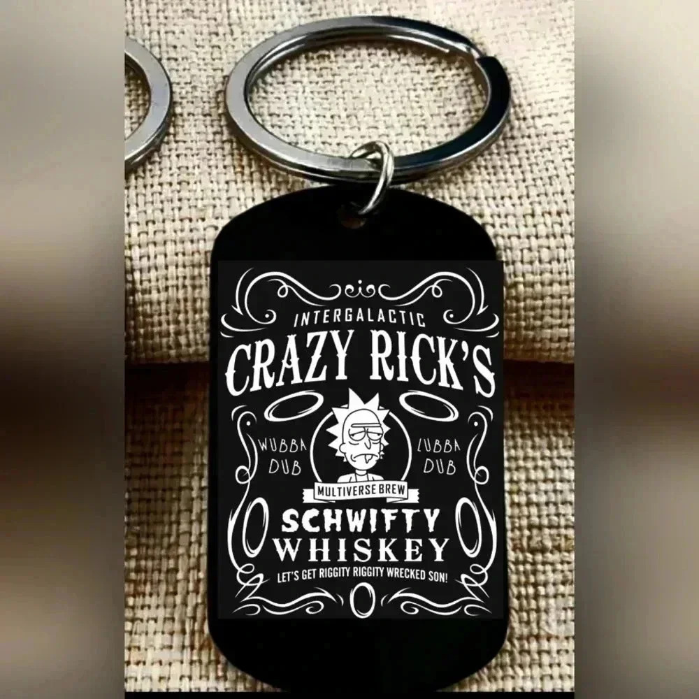 Rick And morty hot funny Keychain